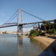 Ponte Hercílio Luz, em Florianópolis