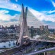Ponte Octávio Frias de Oliveira sobre o Rio Pinheiros, em São Paulo